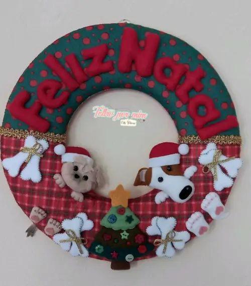 Guirlanda natalina pet personalizada