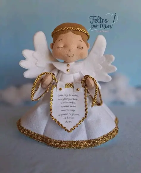 Anjo da Guarda em Feltro