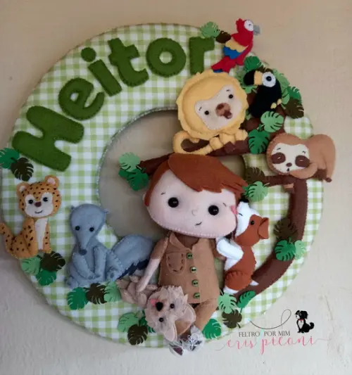 Guirlanda Fauna Brasileira com Pets