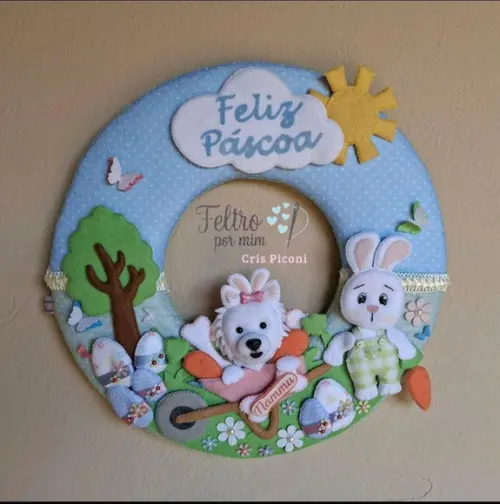 Guirlanda Pet Personalizada de Pascoa