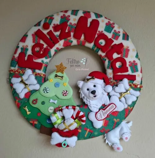 Guirlanda Natalina Pet Personalizada