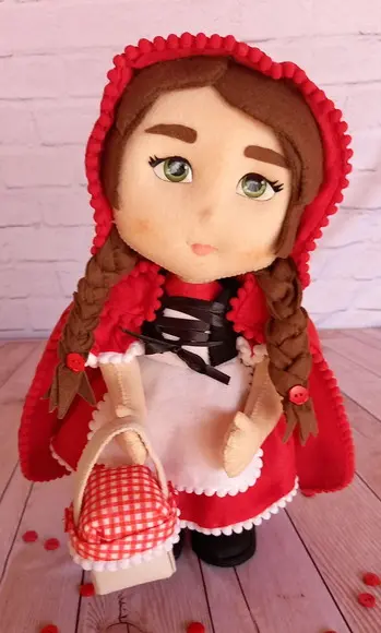 Chapéuzinho Vermelho Em Feltro