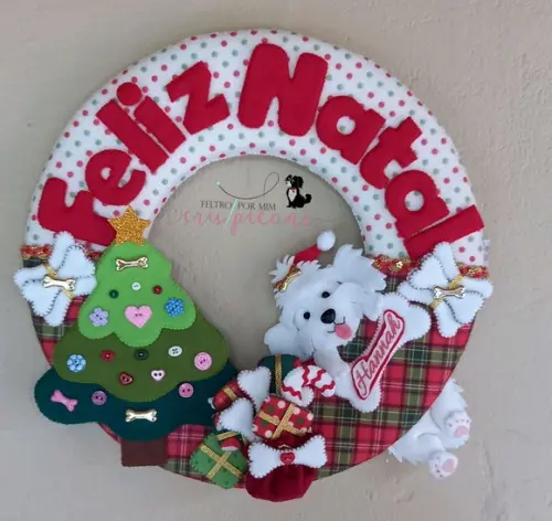 Guirlanda natalina pet personalizada