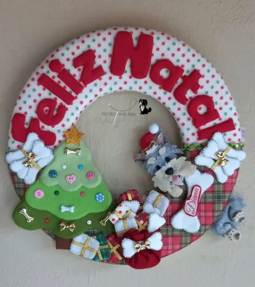 Guirlanda natalina pet personalizada