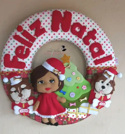 Guirlanda personalizada natalina