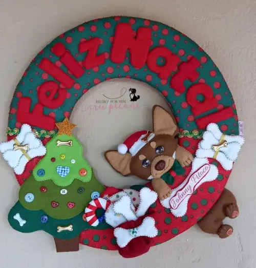 Guirlanda natalina pet personalizada