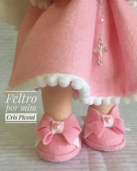 Anjinha em feltro