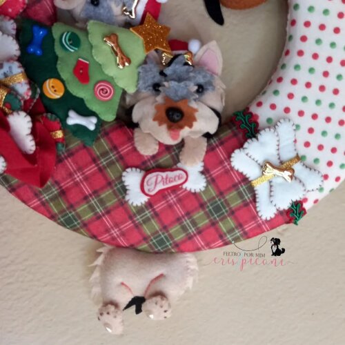 Guirlanda pet personalizada natalina
