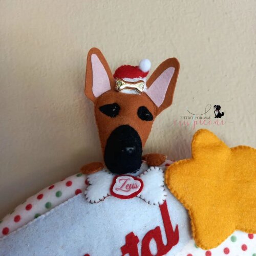 Guirlanda pet personalizada natalina