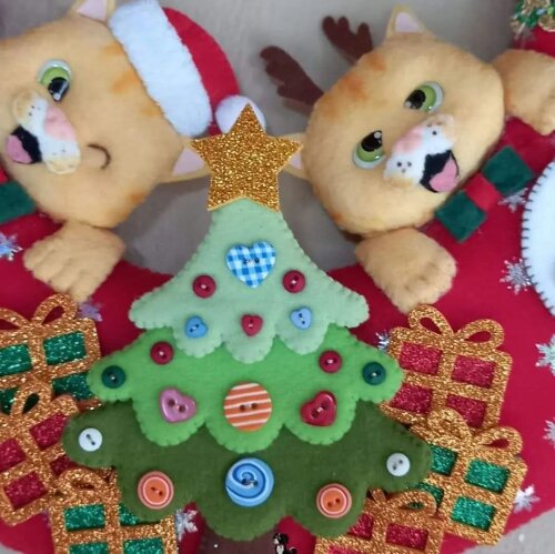 Guirlanda pet personalizada natalina