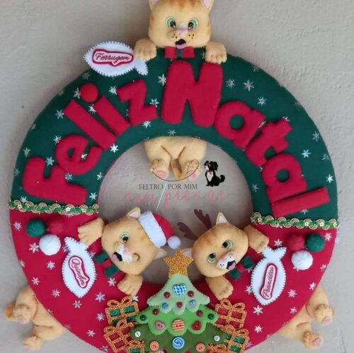 Guirlanda pet personalizada natalina