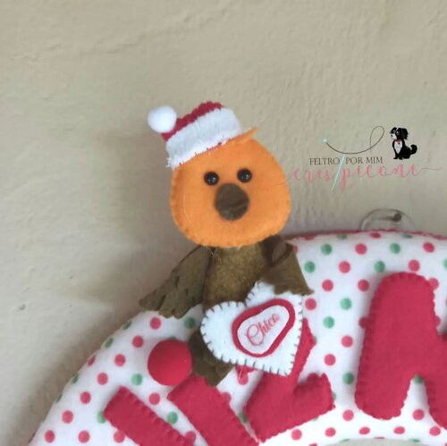 Guirlanda pet personalizada natalina