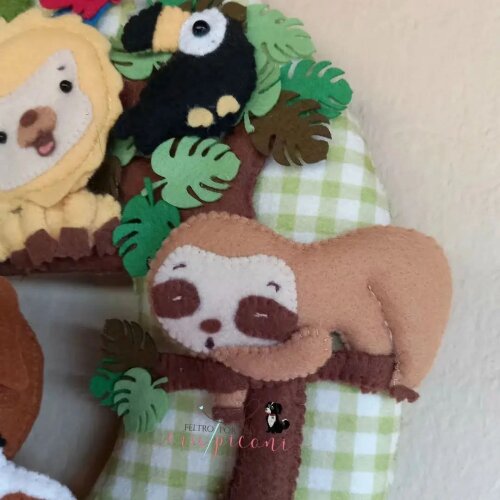 Guirlanda fauna  brasileira com pets