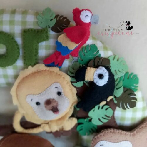 Guirlanda fauna  brasileira com pets