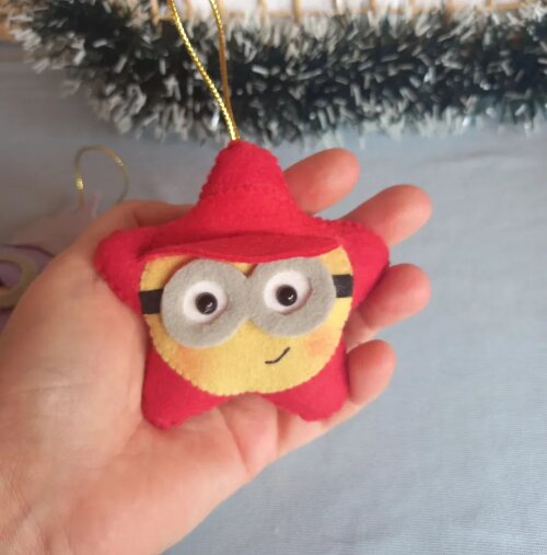 Estrelinhas natalinas minions