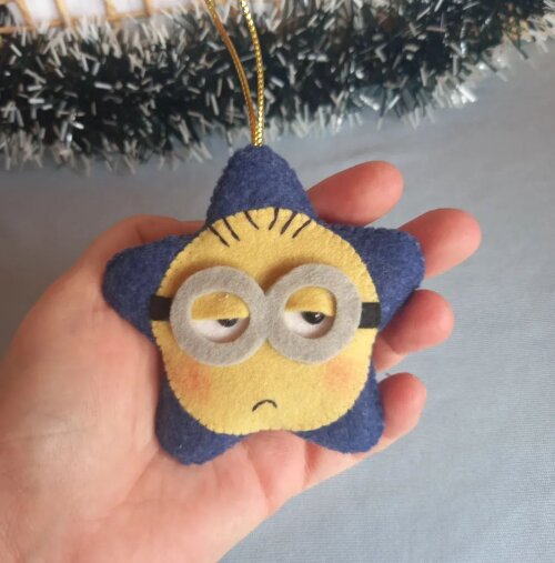Estrelinhas natalinas minions