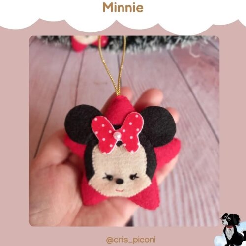 Estrelinhas natalinas turma mickey