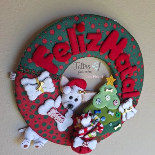 Guirlanda natalina pet personalizada