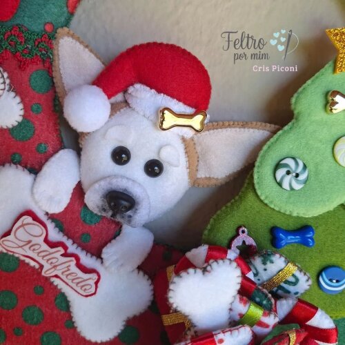 Guirlanda natalina pet personalizada