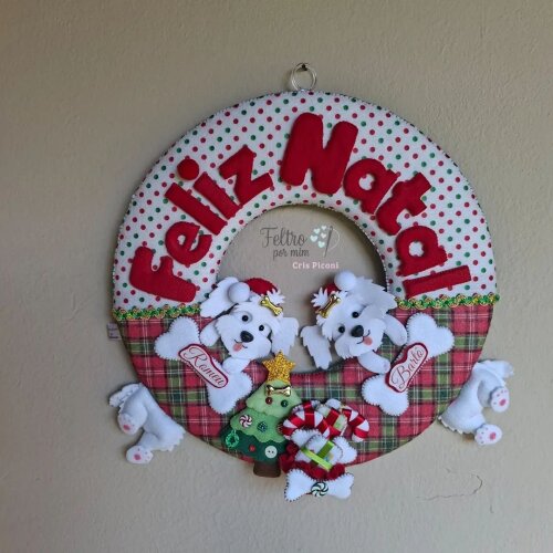 Guirlanda pet personalizada natalina