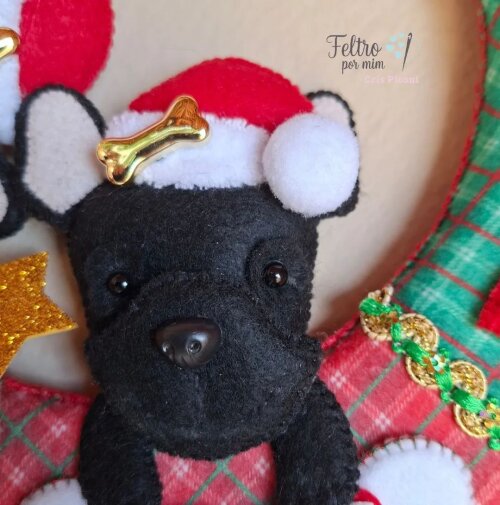 Guirlanda pet personalizada natalina