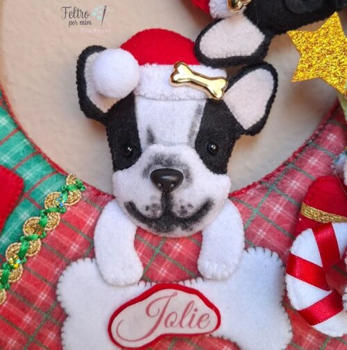 Guirlanda pet personalizada natalina