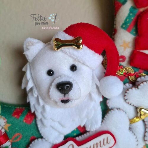 Guirlanda pet personalizada natalina