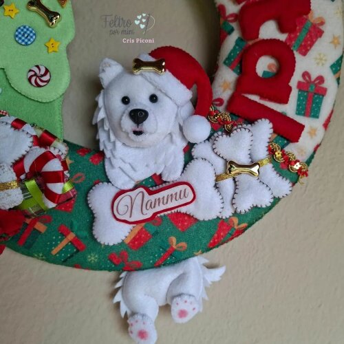 Guirlanda pet personalizada natalina