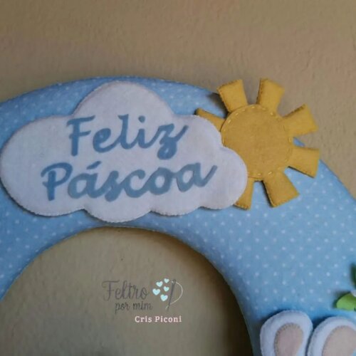 Guirlanda pet personalizada de Páscoa
