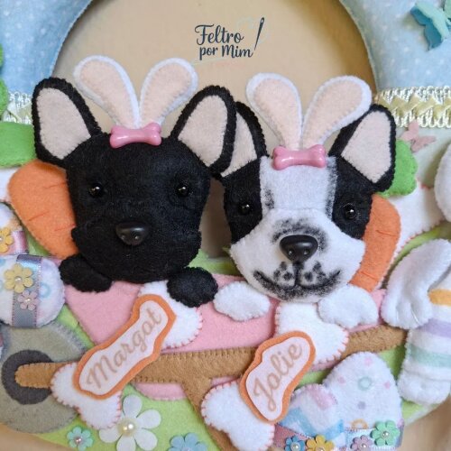 Guirlanda pet personalizada Páscoa