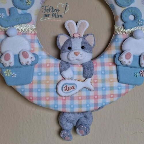 Guirlanda de pascoa pet personalizada