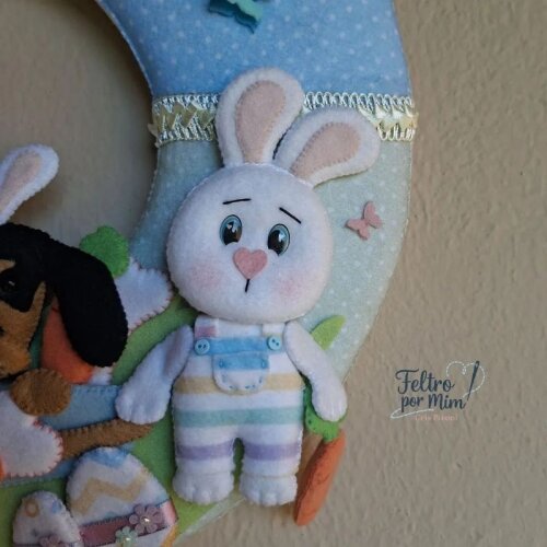 Guirlanda de Páscoa pet personalizada