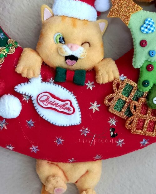 Guirlanda pet personalizada natalina