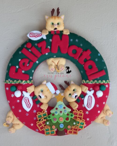 Guirlanda pet personalizada natalina