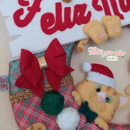 Guirlanda pet personalizada natalina