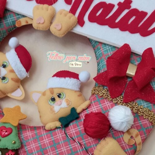 Guirlanda pet personalizada natalina