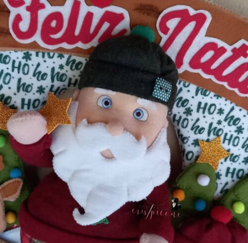 Guirlanda papai noel