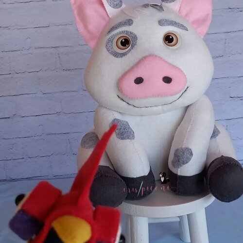 Puá e heihei em feltro