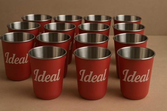50 Copo Térmico Personalizado, 80 e 100 ml