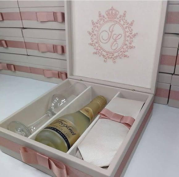 Caixa Convite Padrinhos de Casamento