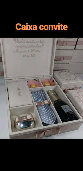 Caixas Personalizadas Padrinhos De Casamento