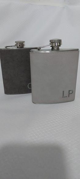 Cantil Personalizado Couro Cinza Claro