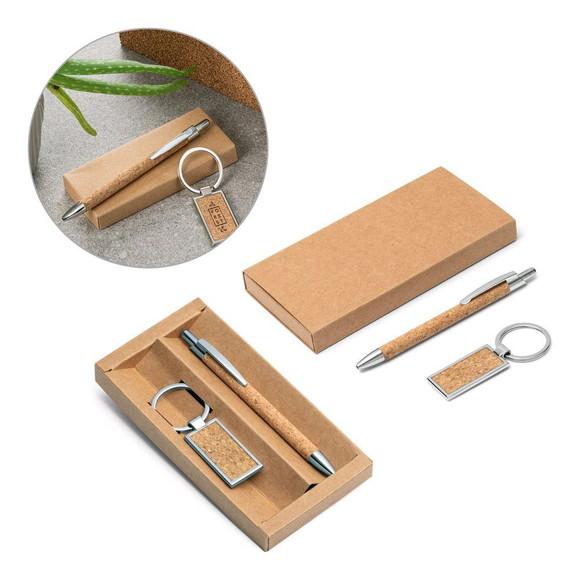 Kit 25 Caneta Caneta Esferográfica e Chaveiro Personalizados