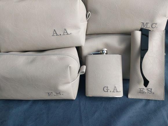 Kit Elegância Necessaire Box G + Capinha + Cantil