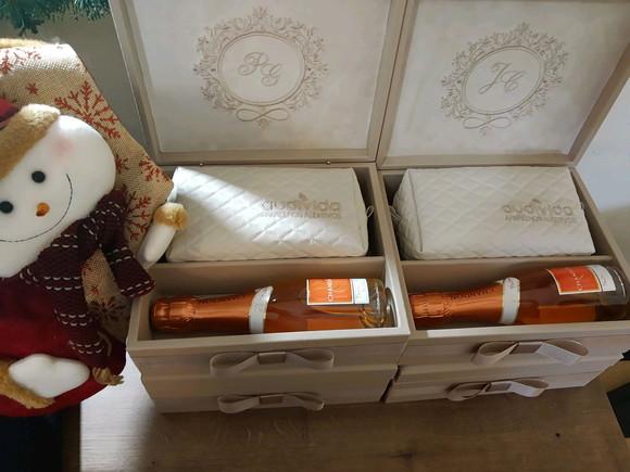 Caixa Convite Personalizada para Padrinhos de Casamento | Caixa