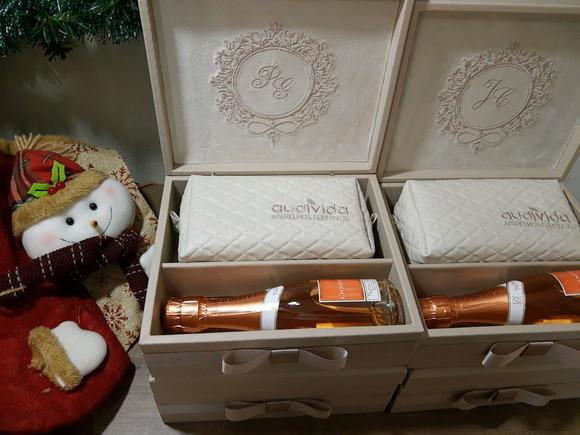 Caixa Convite Personalizada para Padrinhos de Casamento | Caixa