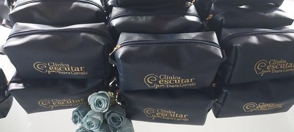Necessaire Box com Logo Bordada