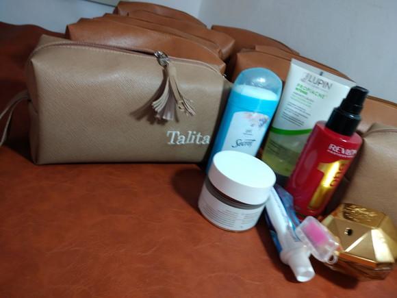Necessaire Box G em Couro Personalizado