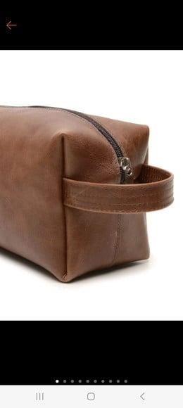 Necessaire Masculina em Couro