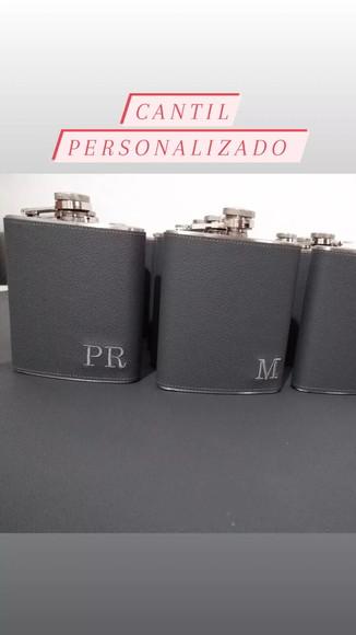 Promoção Cantil em Couro Liso